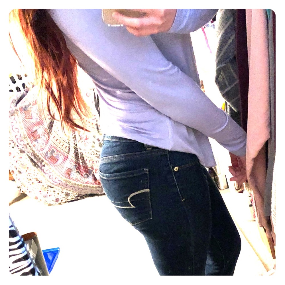 American Eagle “super stretch” skinny jeans